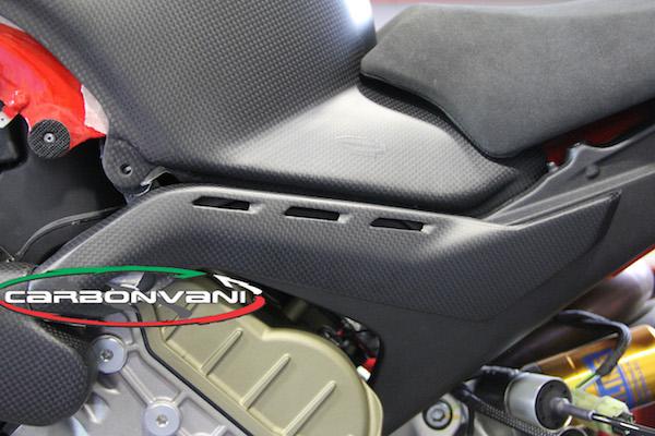 CARBONVANI Ducati Panigale V4 / V4R Carbon Rear Subframe Under Seat Covers