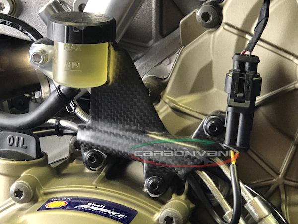 CARBONVANI Ducati Panigale V4 / V4R Carbon Rear Oil Tank Holder