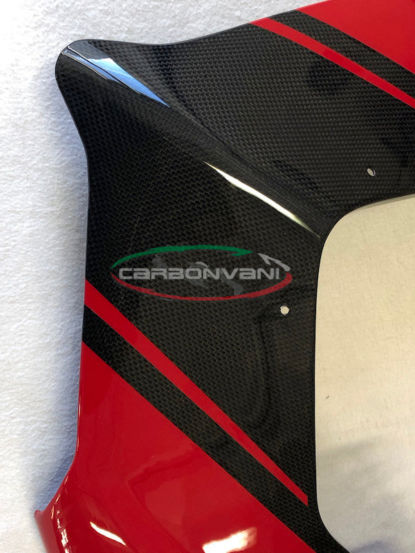 CARBONVANI Ducati Panigale V4 (18/19) Carbon Headlight Fairing (Red version)