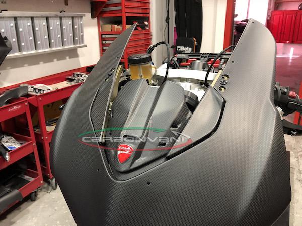 CARBONVANI Ducati Panigale V4 / V4R Carbon Instrument Cover