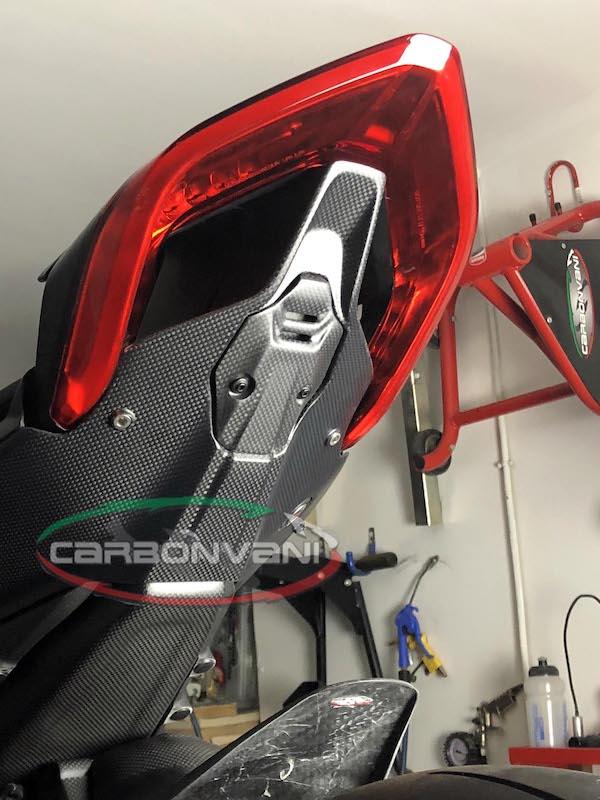 CARBONVANI Ducati Panigale V4 / V4R Carbon License Plate Holder Cap