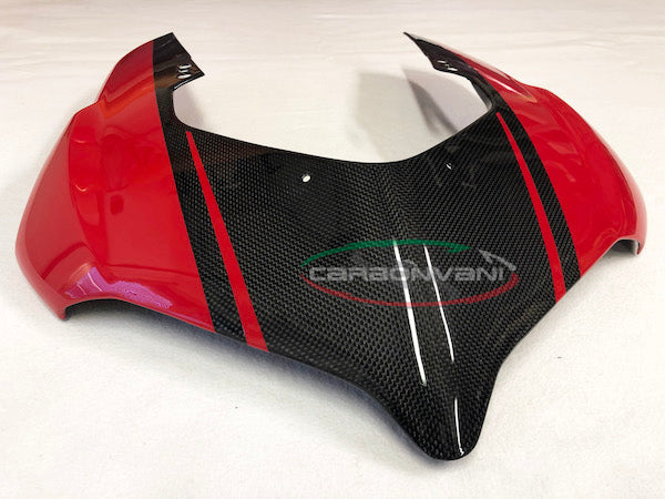 CARBONVANI Ducati Panigale V4 (18/19) Carbon Headlight Fairing (Red version)