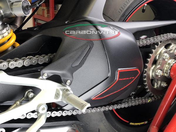 CARBONVANI Ducati Panigale V4 / V4R Carbon Swingarm Guard