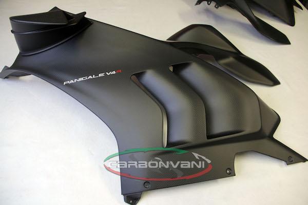 CARBONVANI Ducati Panigale V4R Carbon Side Fairing Panel + Winglet (left)