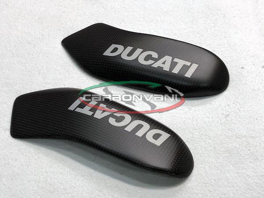 CARBONVANI Ducati Streetfighter V4 Carbon Fuel Tank Protection Sliders