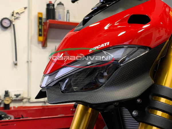 CARBONVANI Ducati Streetfighter V4 Carbon Headlight Fairing (lower part)