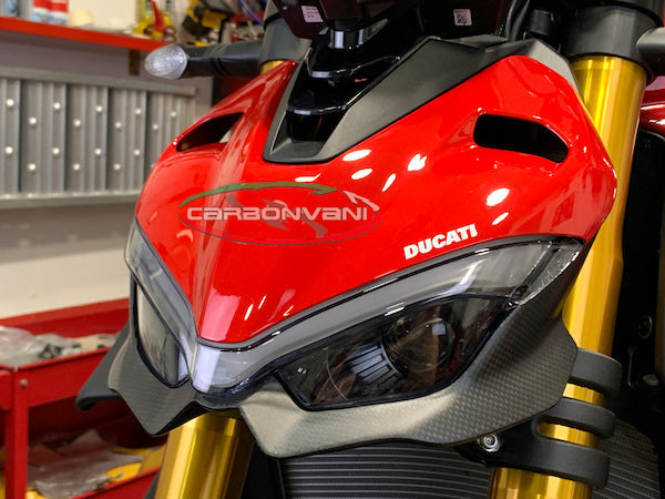 CARBONVANI Ducati Streetfighter V4 Carbon Headlight Upper Cover