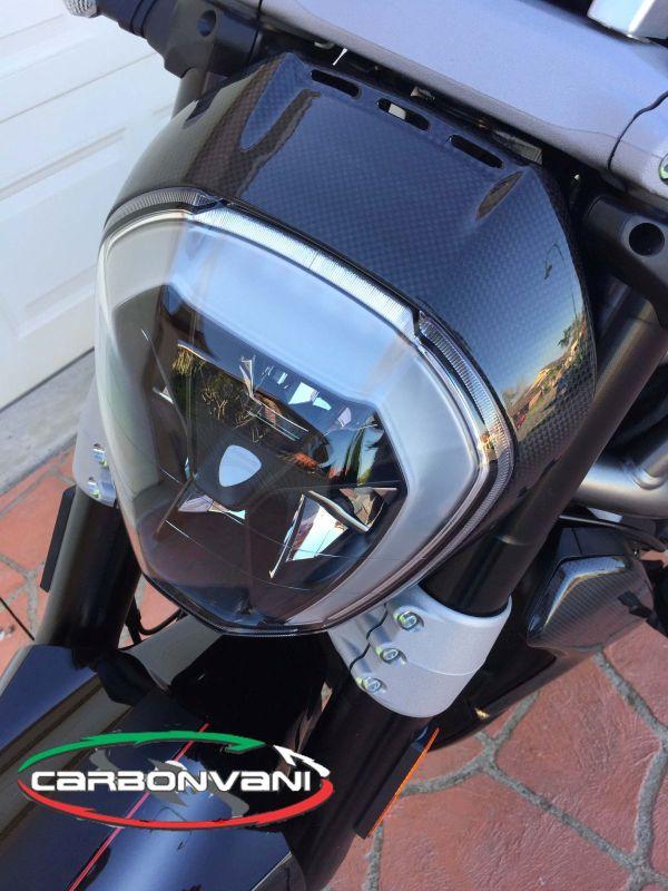 CARBONVANI Ducati XDiavel Carbon Headlight Frame