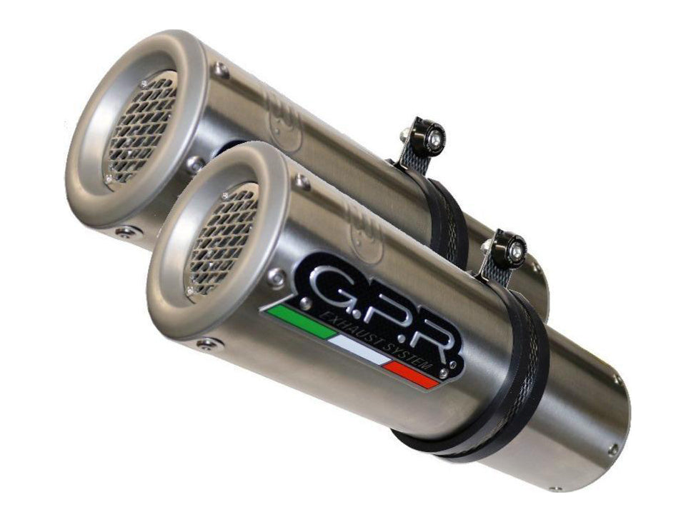 GPR Aprilia Dorsoduro 900 Dual Slip-on Exhaust "M3 Inox" (EU homologated)