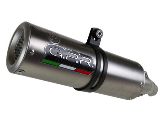 GPR BMW F750GS Slip-on Exhaust "M3 Titanium Natural" (EU homologated)