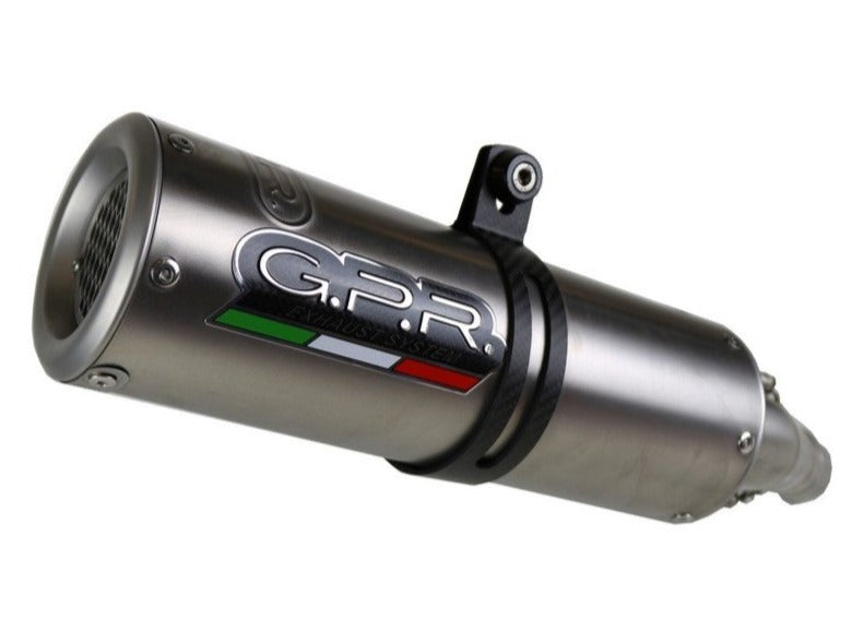 GPR Kawasaki KLZ 1000 Versys (17/19) Slip-on Exhaust "M3 Titanium Natural" (EU homologated)