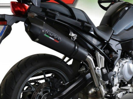 GPR Honda NC750X / S (17/19) Slip-on Exhaust "GP Evo 4 Black Titanium" (EU homologated)