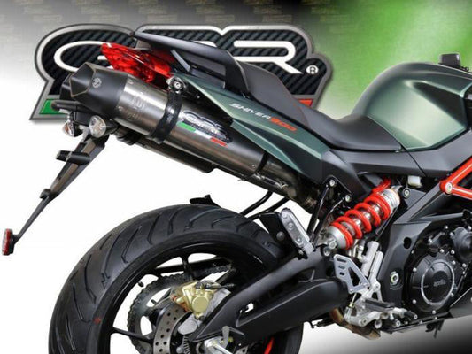 GPR Aprilia Shiver 900 Dual Slip-on Exhaust "GPE Anniversary Titanium"