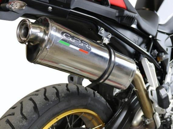 GPR BMW F750GS Slip-on Exhaust "Trioval" (EU homologated)