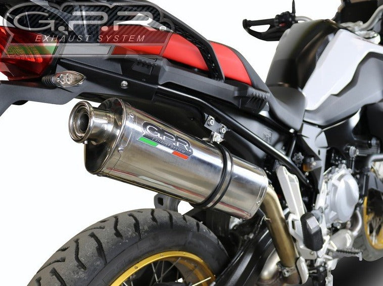 GPR BMW F750GS Slip-on Exhaust "Trioval" (EU homologated)