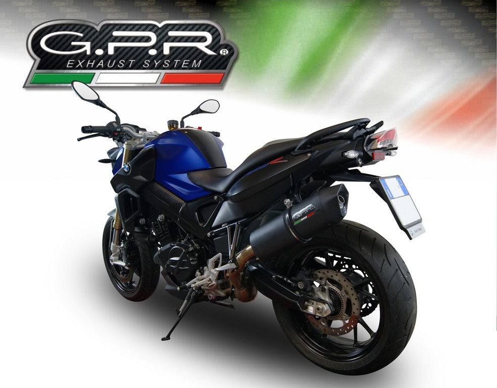 GPR BMW F800R (17/19) Slip-on Exhaust "Furore Evo 4 Nero" (EU homologated)