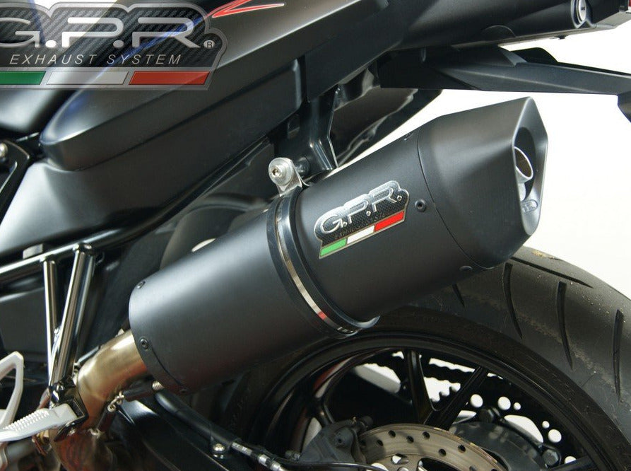 GPR BMW F800GT (17/18) Slip-on Exhaust "Furore Evo 4 Nero" (EU homologated)