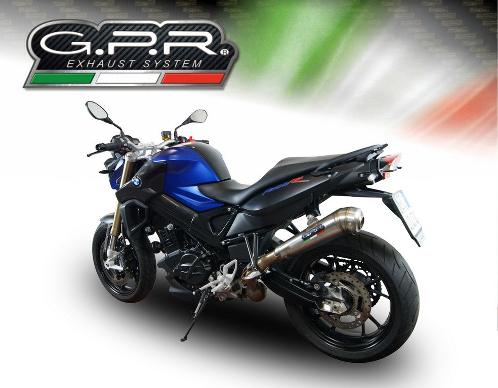 GPR BMW F800GT (17/18) Slip-on Exhaust "Powercone Evo" (EU homologated)