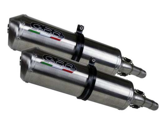 GPR Ducati Monster 1100 Dual Slip-on Exhaust "Satinox" (EU homologated)