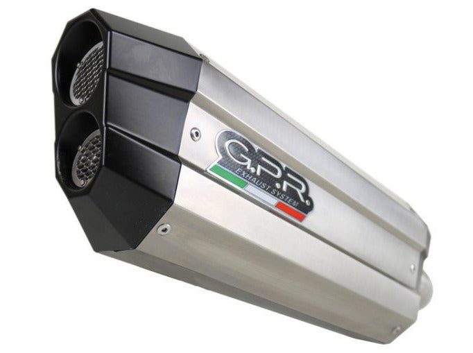 GPR BMW F800GS Slip-on Exhaust "Sonic Titanium" (EU homologated)