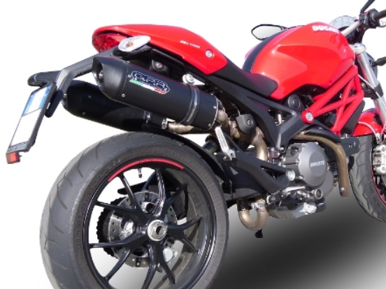 GPR Ducati Monster 796 Dual Slip-on Exhaust "Furore Nero" (EU homologated)