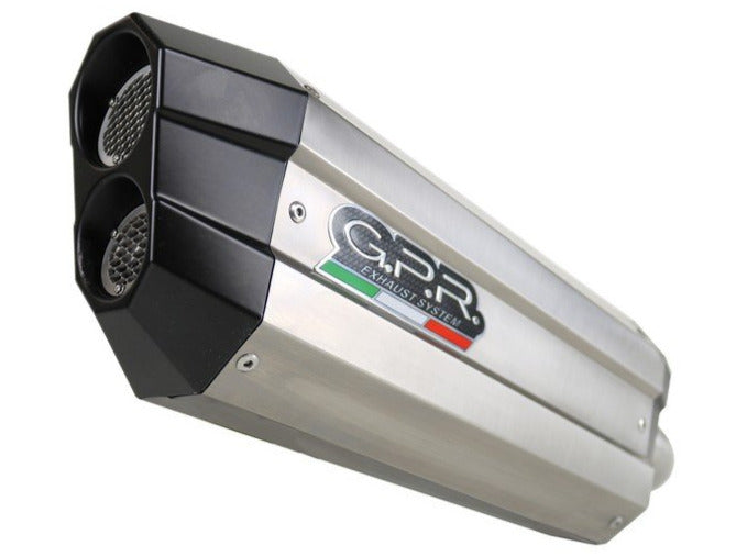 GPR BMW F700GS Slip-on Exhaust "Sonic Titanium" (EU homologated)