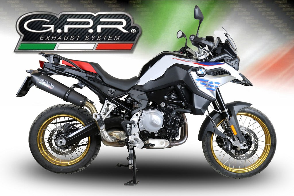 GPR BMW F850GS / Adventure Slip-on Exhaust "GP Evo 4 Black Titanium" (EU homologated)