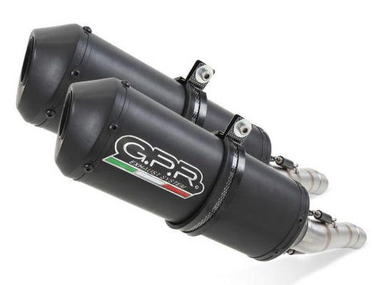 GPR Ducati Monster 696 Dual Slip-on Exhaust "Ghisa" (EU homologated)