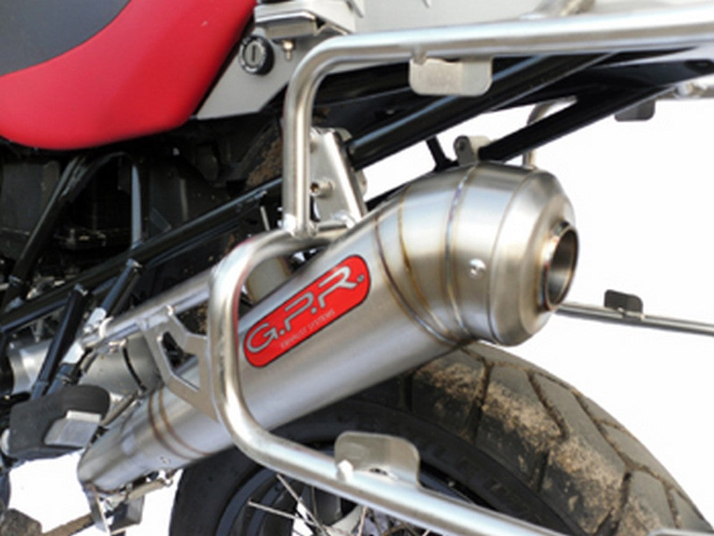 GPR BMW R1200GS Adventure (05/09) Slip-on Exhaust "Powercone Evo" (EU homologated)