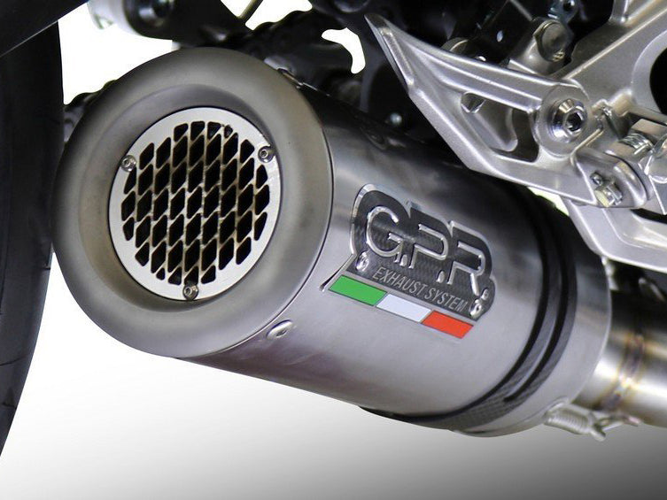 GPR Ducati Monster 1200 Slip-on Exhaust "M3 Titanium Natural" (EU homologated)