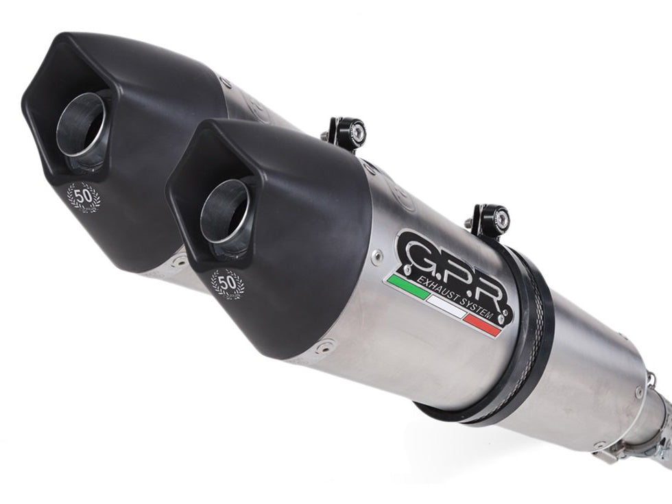 GPR Ducati Monster 796 Dual Slip-on Exhaust "GPE Anniversary Titanium" (EU homologated)