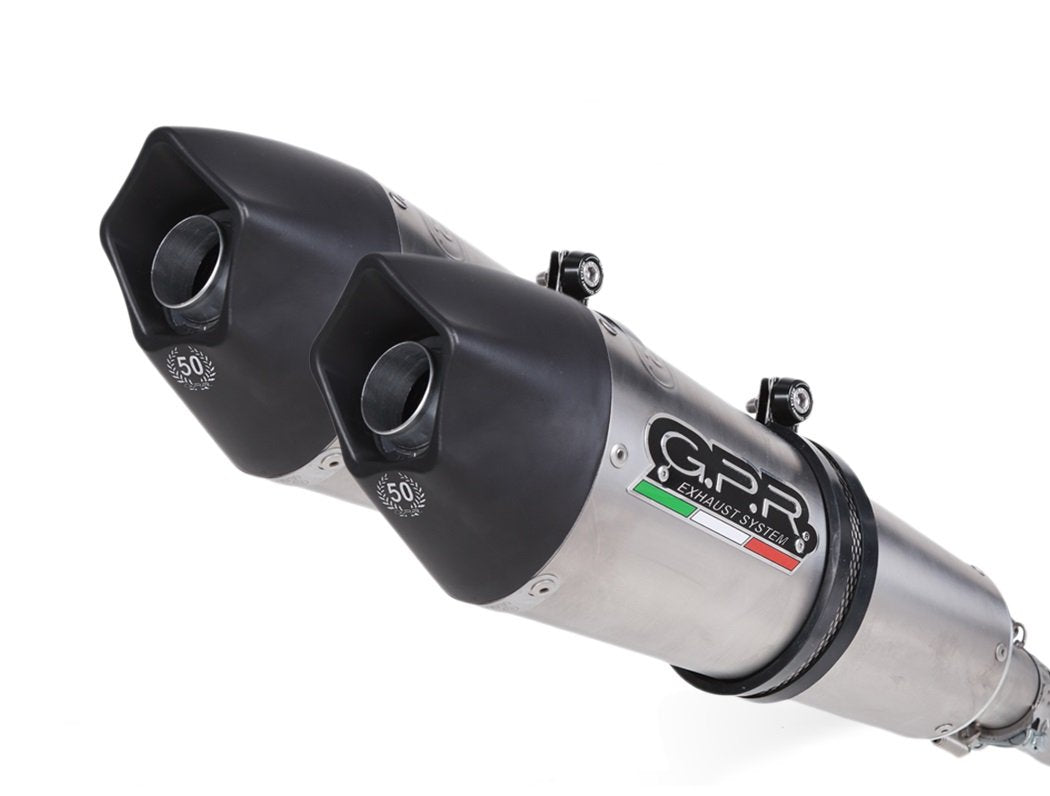 GPR Ducati Multistrada 620 Dual Slip-on Exhaust "GPE Anniversary Titanium" (EU homologated)