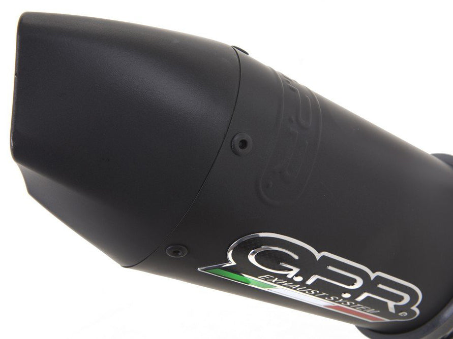 GPR Ducati Hypermotard 939 Slip-on Exhaust "GPE Evo 4 Black Titanium" (EU homologated)