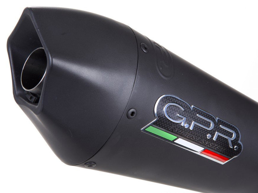 GPR Ducati Hypermotard 1100 Dual Slip-on Exhaust "GPE Anniversary Black Titanium" (EU homologated)