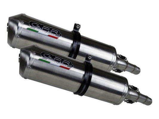 GPR Ducati Monster 696 Dual Slip-on Exhaust "Satinox" (EU homologated)