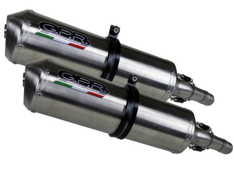 GPR Honda VFR800 VTEC Dual Slip-on Exhaust "Satinox" (EU homologated)