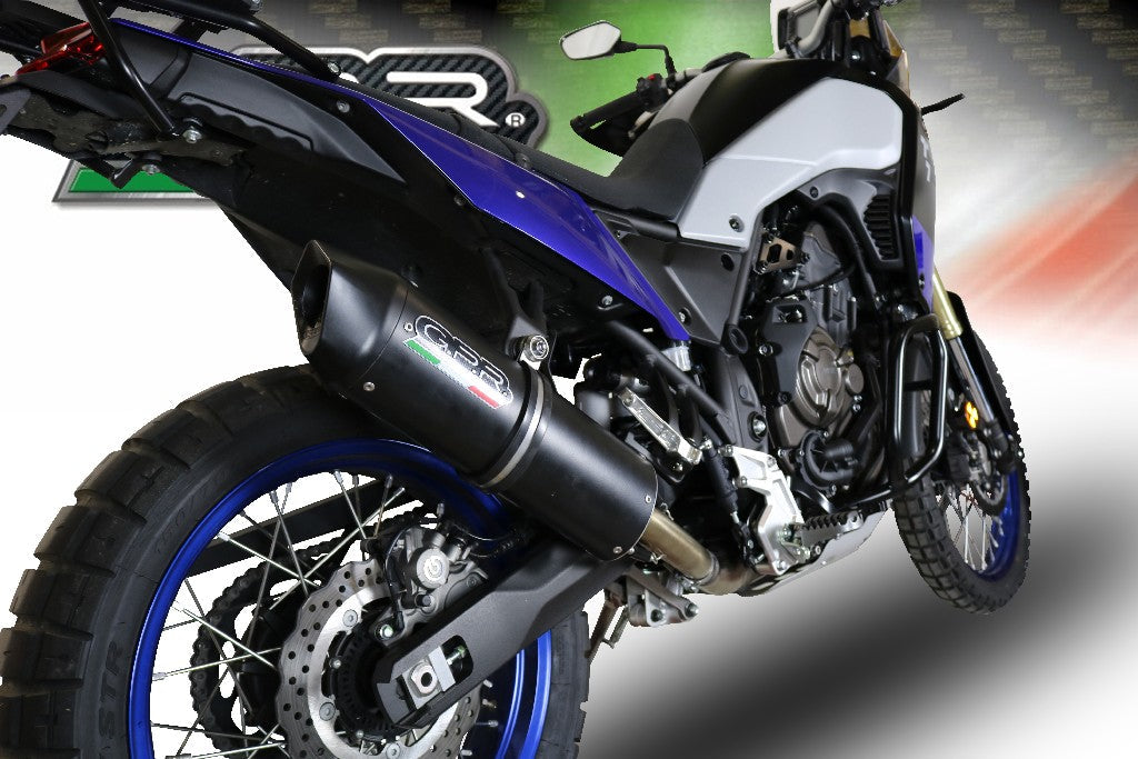 GPR Yamaha Ténéré 700 Slip-on Exhaust "Furore Evo 4 Nero" (EU homologated)