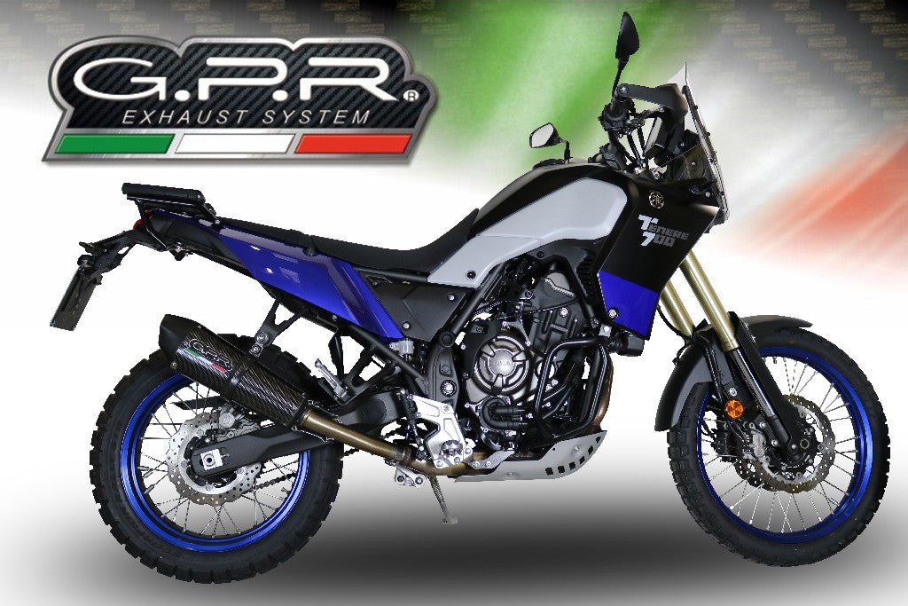 GPR Yamaha Ténéré 700 Slip-on Exhaust "GP Evo 4 Poppy" (EU homologated)