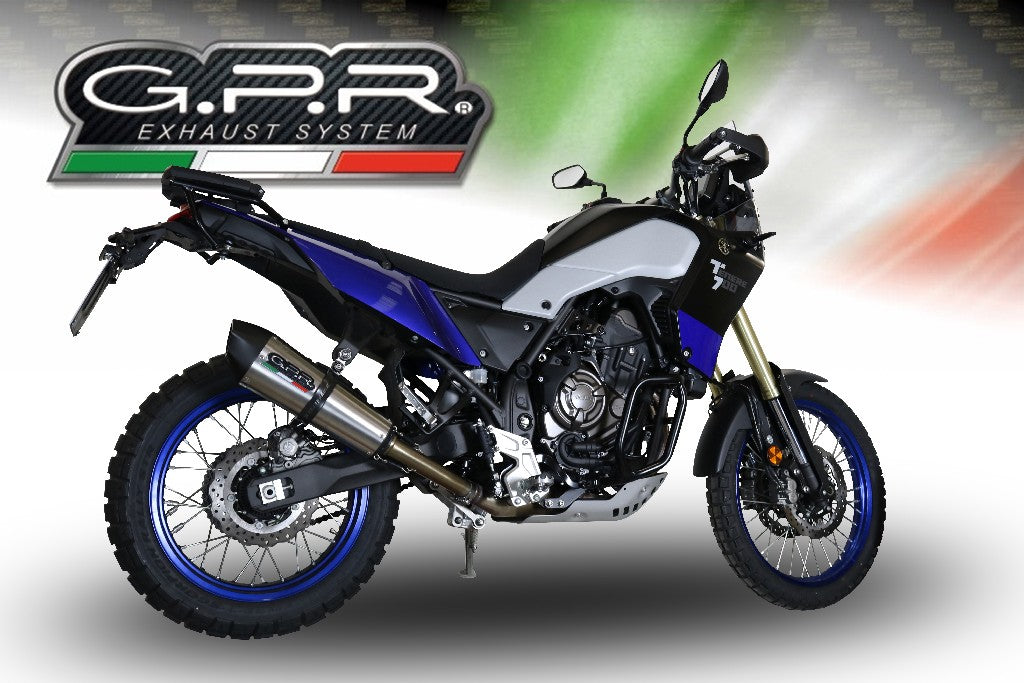 GPR Yamaha Ténéré 700 Slip-on Exhaust "GP Evo 4 Titanium" (EU homologated)