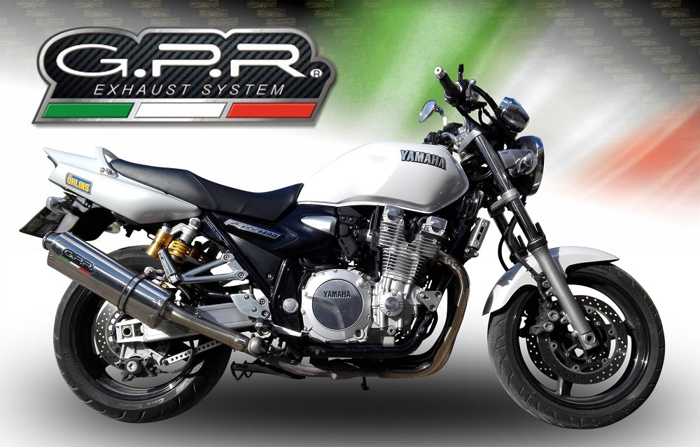 GPR Yamaha XJR1300 (07/14) Slip-on Exhaust "Trioval" (EU homologated)