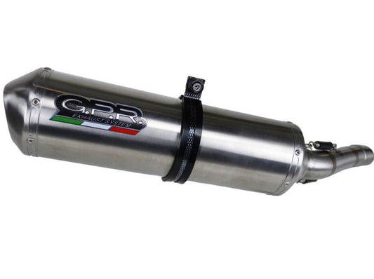 GPR Kawasaki Ninja 650 Full Exhaust System "Satinox" (EU homologated)