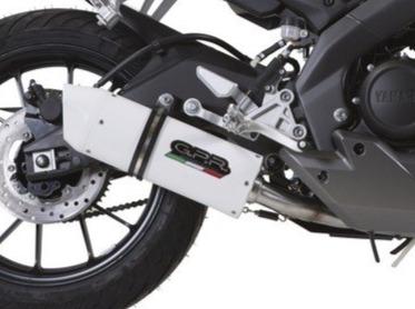 GPR Yamaha MT-125 Full Exhaust System "Albus Ceramic" (EU homologated)