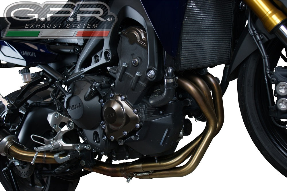 GPR Yamaha Tracer 900 (18/20) Full Exhaust System "GP Evo 4 Poppy" (EU homologated)