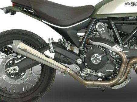 QD EXHAUST Ducati Scrambler 800 Slip-on Exhaust "MaXcone" (EU homologated)