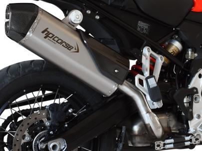 HP CORSE BMW F850GS Slip-on Exhaust "SPS Carbon Satin" (EU homologated)