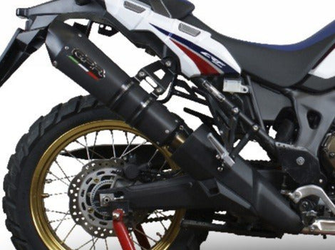 GPR Honda CRF1000L Africa Twin Slip-on Exhaust "GPE Anniversary Black Titanium" (EU homologated)