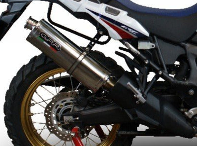 GPR Honda CRF1000L Africa Twin Slip-on Exhaust "Trioval" (EU homologated)