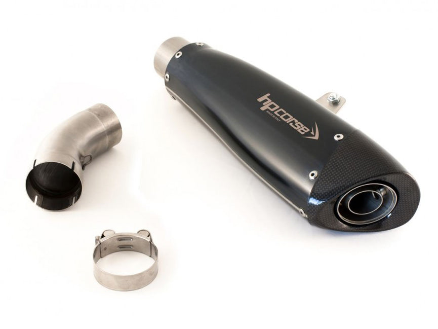 HP CORSE BMW R nineT Slip-on Exhaust "Evoxtreme Black Single Low" (EU homologated) – Accessories in MotoDeal – Motorcycle Accessories and Parts Online Shop