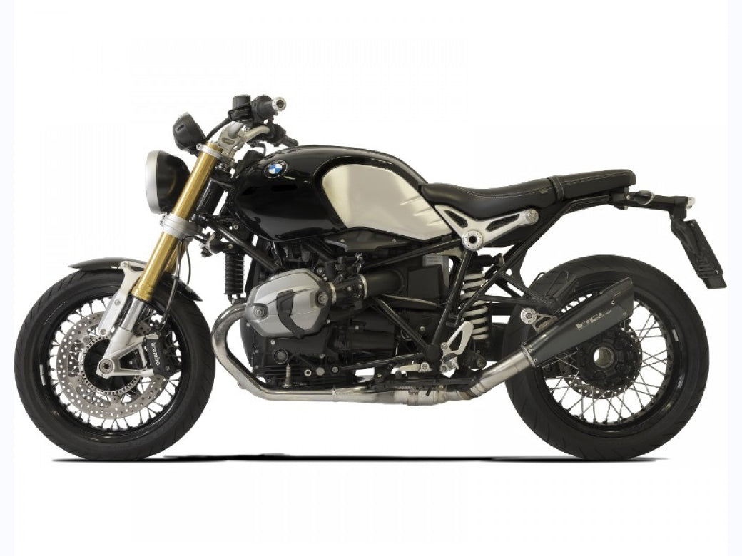 HP CORSE BMW R nineT Slip-on Exhaust "Evoxtreme Black Single Low" (EU homologated) – Accessories in MotoDeal – Motorcycle Accessories and Parts Online Shop