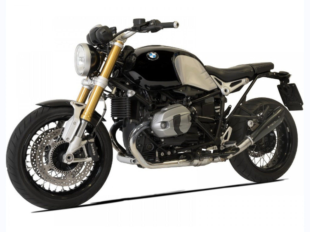 HP CORSE BMW R nineT Slip-on Exhaust "Evoxtreme Black Single Low" (EU homologated) – Accessories in MotoDeal – Motorcycle Accessories and Parts Online Shop
